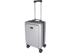 Rover Pro 20-дюймовый чемодан на колесах из материалов, переработанных согласно стандарту GRS, объемом 40 л - Серебряный