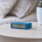 Часы настольные Flip Mini, темно-бирюзовый