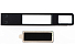 USB 2.0- флешка на 32 Гб c подсветкой логотипа Hook LED, темно-серый, синяя подсветка