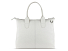 Сумка-шоппер BUGATTI Elsa, белая, воловья кожа/полиэстер, 46х11х31,5 см
