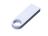 USB 2.0-флешка на 4 Гб с мини чипом и круглым отверстием, белый