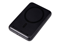 Магнитный внешний беспроводной аккумулятор Polarix, QC/PD, 10000 мАч, черный