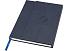 Блокнот Alejandra формата А5 с твердой обложкой из переработанной кожи - Синий
