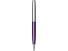 Шариковая ручка Parker Sonnet Essentials Violet SB Steel CT, цвет чернил black, перо: M, в подарочной упаковке.