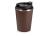 Термокружка CAFe COMPACT, 380 мл, коричневый