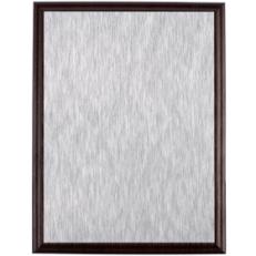 Плакетка Plaque, большая, вишня с серебристой пластиной