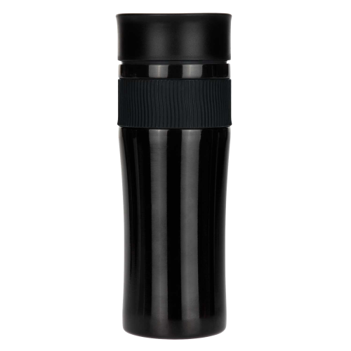 Термокружка вакуумная Polo, черная