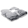 Плед флисовый SUPER SOFT COMFORT TRAVEL, Серый