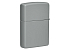 Зажигалка ZIPPO Classic с покрытием Flat Grey, латунь/сталь, серая, глянцевая, 38x13x57 мм
