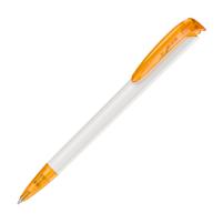 Ручка шариковая JONA T, белый/оранжевый прозрачный#