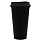 Стакан с крышкой Color Cap Black, черный