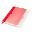 Ежедневник Alpha недатированный, красный/серый