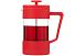 Пластиковый френч-пресс Intense, 600мл, красный