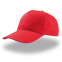 Бейсболка START FIVE, 5 клиньев, застежка на липучке, красный