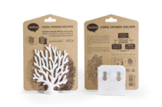 Держатель для мочалок coral sponge, Белый