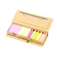 Набор цветных бумажных стикеров Boxer, Светло-коричневый