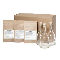 Набор  "Сам себе сомелье" для приготовления авторских напитков Мятный, Кофейный и Куантро ликеры, бежевый, ликеры Набор  "Сам себе сомелье" для приготовления авторских напитков Мятный, Кофейный и Куантро ликеры, бежевый, ликеры