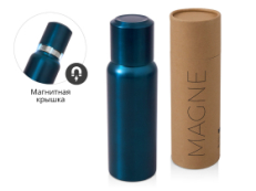 Вакуумный термос c магнитной крышкой Magne, 500 мл, темно-синий
