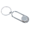 Брелок "Point" в упаковке, 6,8х2,5х0,7см,металл, серебристый