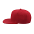Бейсболка SNAP BACK, 6 клиньев, пластиковая застежка, красный