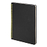 Блокнот на двойной пружине HELIX, 143 х 205 мм, черный с желтым, блок в линейку
, черный, желтый
