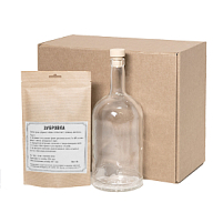 Набор  "Сам себе сомелье" для приготовления горькой настойки Зубровка, бежевый, зубровка Набор  "Сам себе сомелье" для приготовления горькой настойки Зубровка, бежевый, зубровка