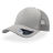 Бейсболка RAPPER JERSEY, 5 клиньев, пластиковая застежка, светло-серый