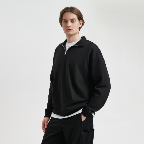 Толстовка на молнии унисекс Флоу (Flow), черная