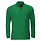 Рубашка поло мужская с длинным рукавом Winter II 210 ярко-зеленая
