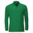Рубашка поло мужская с длинным рукавом Winter II 210 ярко-зеленая