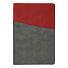 Ежедневник Flexy Smart Porta Nuba Latte A5, Серый/Красный