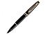 Ручка-роллер Waterman Expert 3, цвет: Black Laque GT, стержень: Fblk