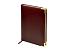 Ежедневник недатированный А5 Sidney Nebraska, бордовый (золотой обрез, золотые уголки)