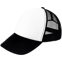 Бейсболка Sunbreaker, черная с белым Бейсболка Sunbreaker, черная с белым