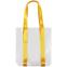 Шопер Clear Fest, прозрачный с желтыми ручками