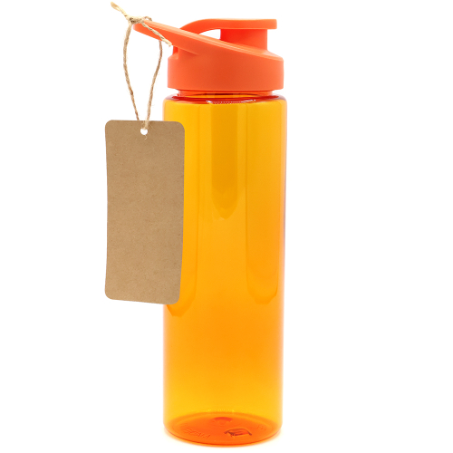 Пластиковая бутылка Ronny To Go с биркой, Оранжевый