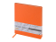 Еженедельник с каменной бумагой А5+ Carrara, оранжевый