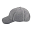 Бейсболка Oblako, утепленная, серая