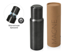 Вакуумный термос c магнитной крышкой Magne, 500 мл, темно-серый