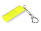 Флешка промо прямоугольной формы, выдвижной механизм, 16 Гб, желтый