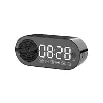 Колонка беспроводная MyTone Sound Clock c часами, Черный