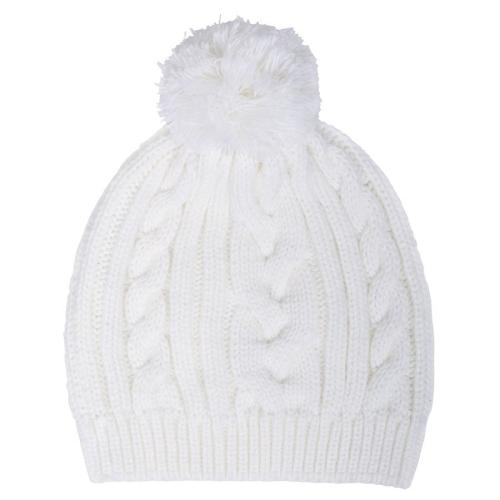Шапка IRISH с помпоном, белый