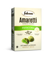 Печенье сдобное Амаретти мягкие с фисташками, Falcone (0,170кг)