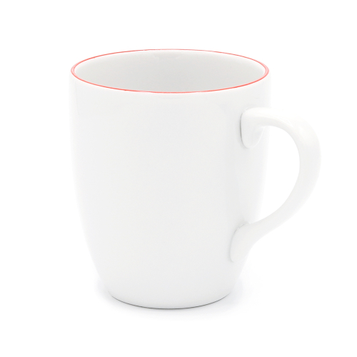 Кружка фарфоровая 300 см3 челси, Красный