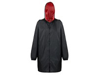 Дождевик Bi-color унисекс, красный/черный