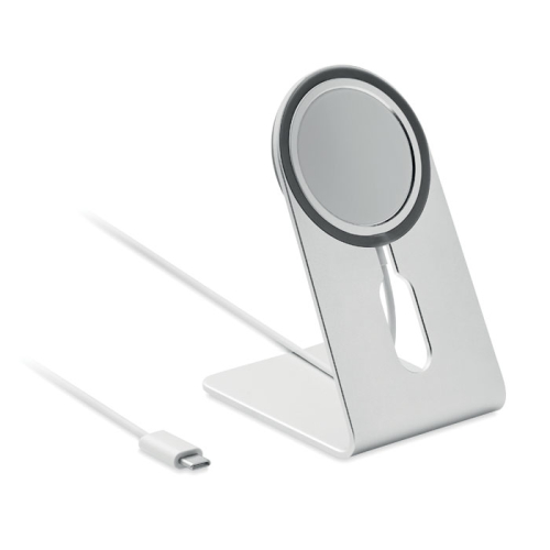 Устройство зарядное, тускло-серебряный