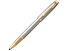Ручка роллер Parker IM Premium Warm Silver (grey) GT, стержень: F, цвет чернил: black, в подарочной упаковке.