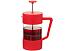 Пластиковый френч-пресс Intense, 600мл, красный