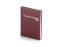 Ежедневник А6 недатированный Бумвинил, бордовый