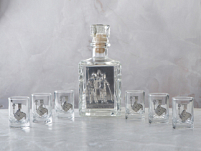 Набор со штофом МЕТАЛЛУРГИ